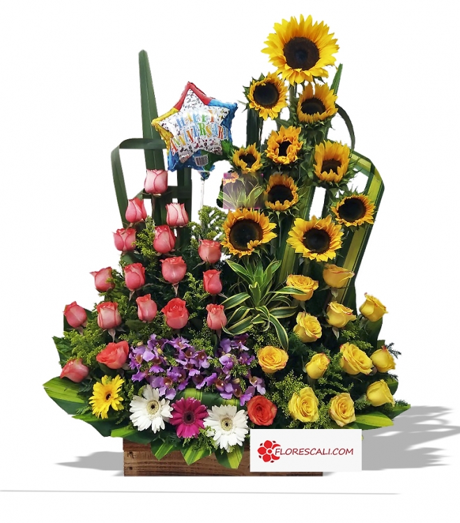 Arreglo grande de amor día de la mujer cali 