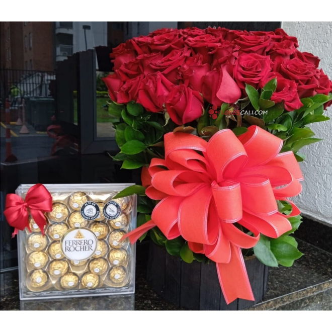 Flores Rojas Para Aniversario en Cali 