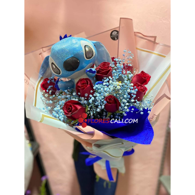 Bouquet stich con flores para enamorar flores cali 