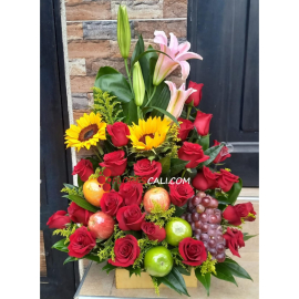 Frutero redondo flores cali