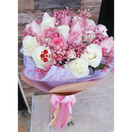 Bouquet rosas clasicas dia de la mujer en cali