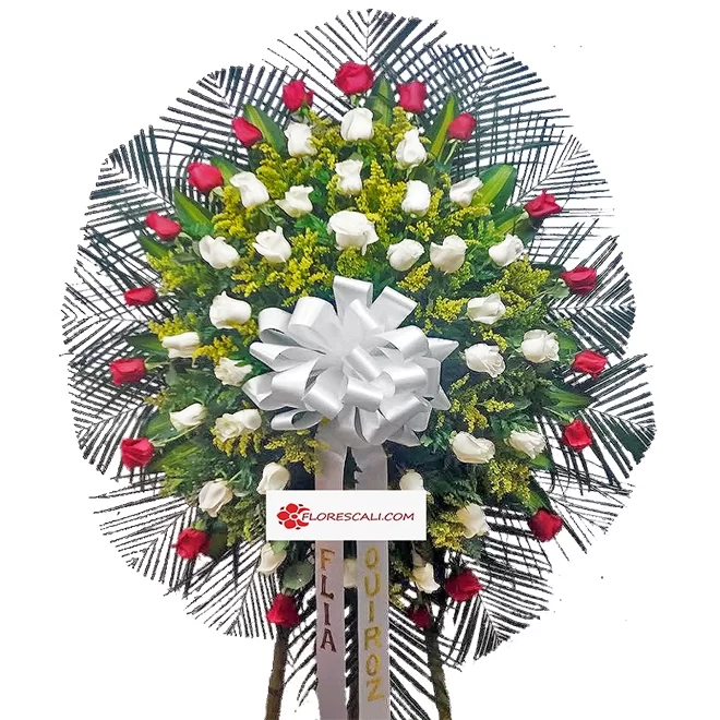 Ramo Floral Condolencias Funebres flores en cali