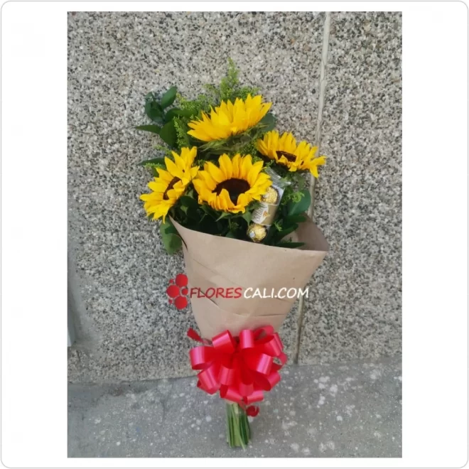 Bouquet girasoles dia de la Madre