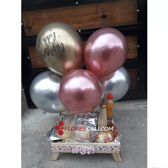Desayuno sorpresa con globos Dia de la Madre 
