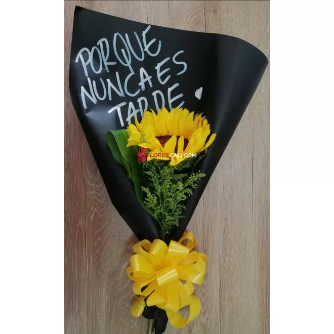 Girasol para regalar, detalles florales en cali 