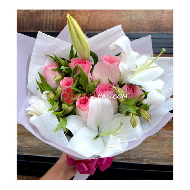 Bouquet sorpresa mujer maravillosa flores cali