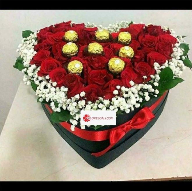 Corazon rosas de amor dia de la madre en cali