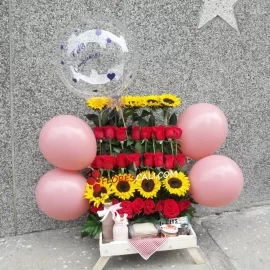 Bellas flores para ti Mama con desayuno  Floristeria en Cali