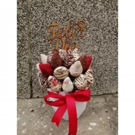 Fresas con chocolate Floristeria en cali Dia de la Madre
