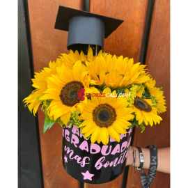 Cilindro de girasoles para grado en cali