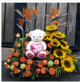 Arreglo imponente con frutas en cali