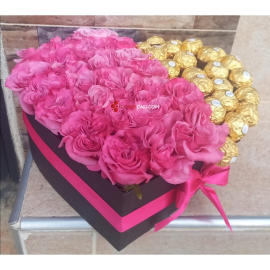 Corazon mora en leche y chocolates en cali 